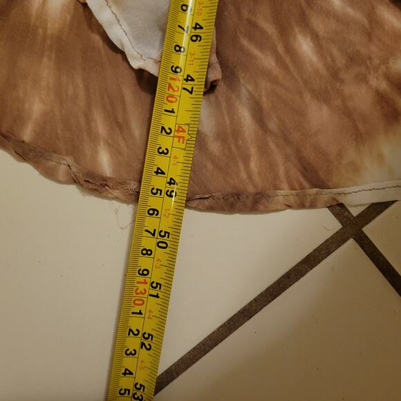 Young Fabulous and Broke Gauze Tie Dye Halter Pleated Maxi Dress Womens Medium - Picture 9 of 9